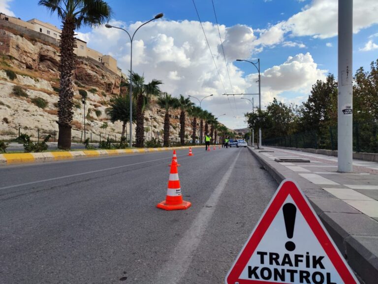 Şanlıurfa’da 1 aylık trafik denetiminde 35 bin 551 araca ceza