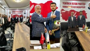 Yeniden Refah Partisi Karaköprü Gençlik Kolları Başkanı belli oldu