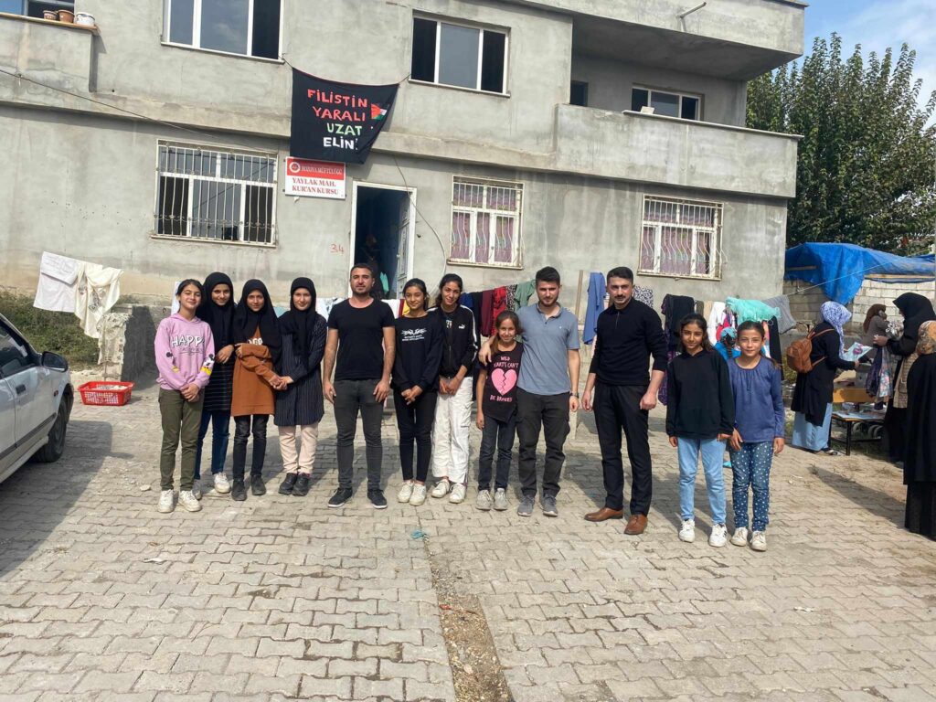 Şanlıurfa’da öğrenciler gazze için harekete geçti