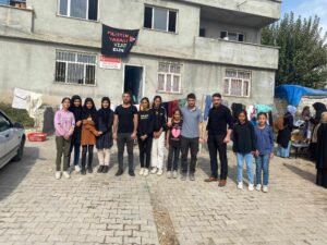 Şanlıurfa’da öğrenciler gazze için harekete geçti