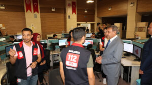 Şanlıurfa’da 112 Acil Çağrı Merkezi’ne gelen çağrıların yüzde 67’si asılsız