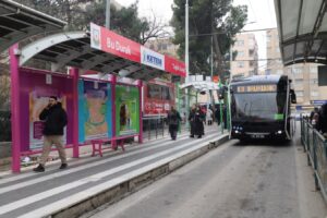 Şanlıurfa’da pembe duraklarla kansere dikkat çekildi