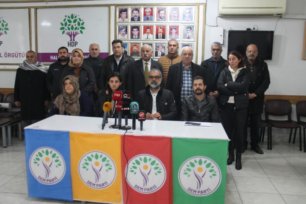 DEM Parti Şanlıurfa’da 1. Olağan Kongresini Yapacak
