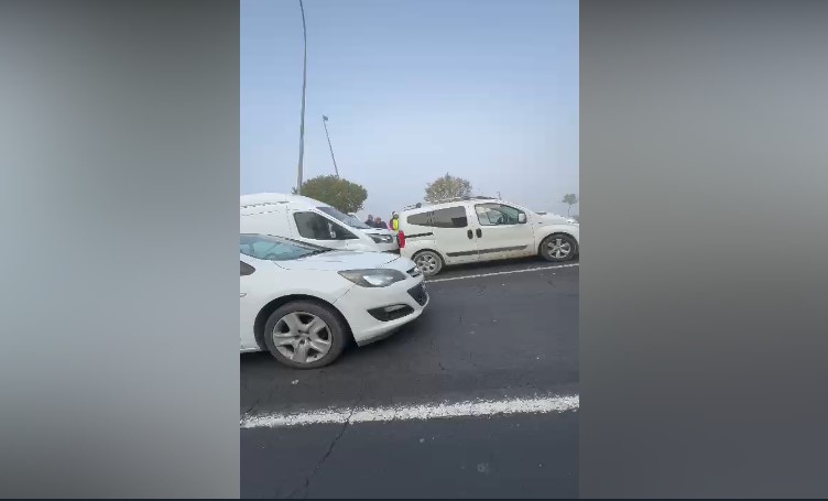 Hilvan’da sis nedeniyle zincirleme kaza