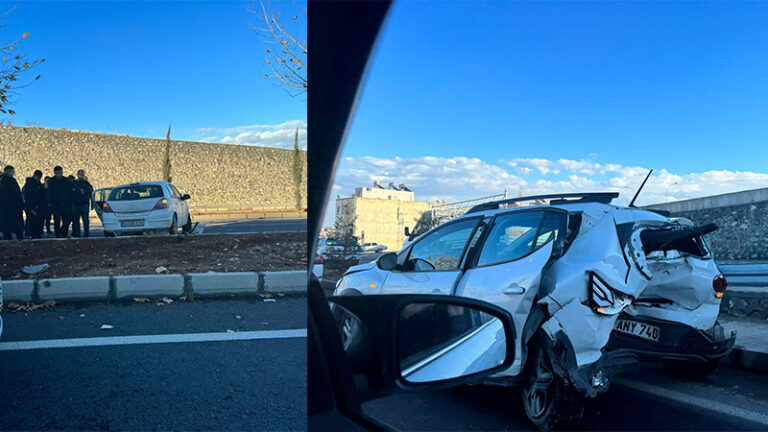 Karaköprü’de trafik kazası: 2 yaralı
