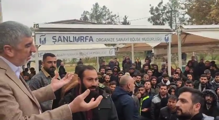 Şanlıurfa’da işçiler camiye sığındı