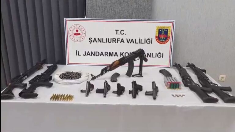 Viranşehir’de silah kaçakçılarına operasyon