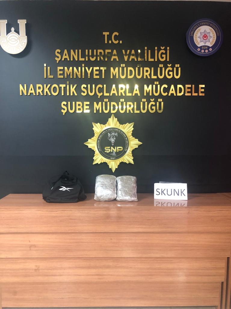 Şanlıurfa’da uyuşturucu operasyonu: 2 şüpheli gözaltına alındı