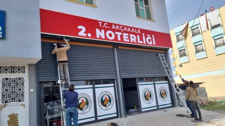 Akçakale’de 2. noter açıldı