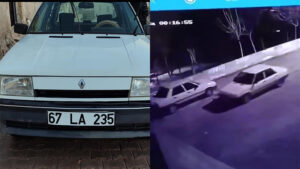 Şanlıurfa’da evin önünden araba çalındı