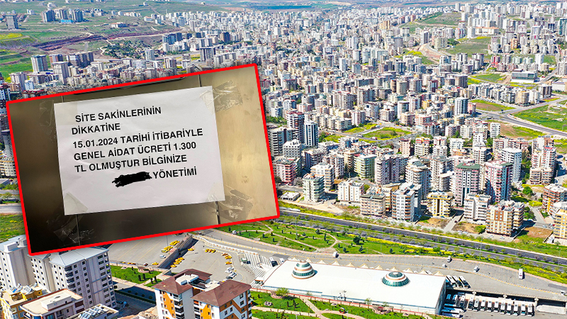 Şanlıurfa’da site aidatları yüzde 100 zamlandı