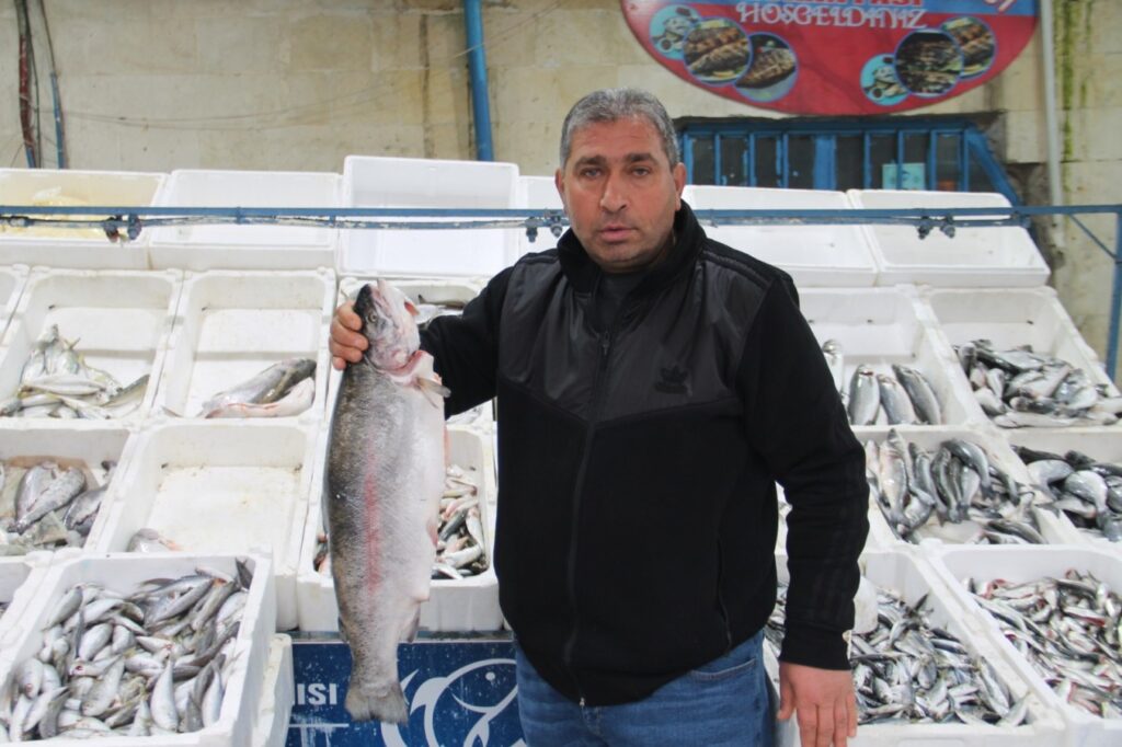 Havaların soğumasıyla Şanlıurfa’da balık satışları arttı