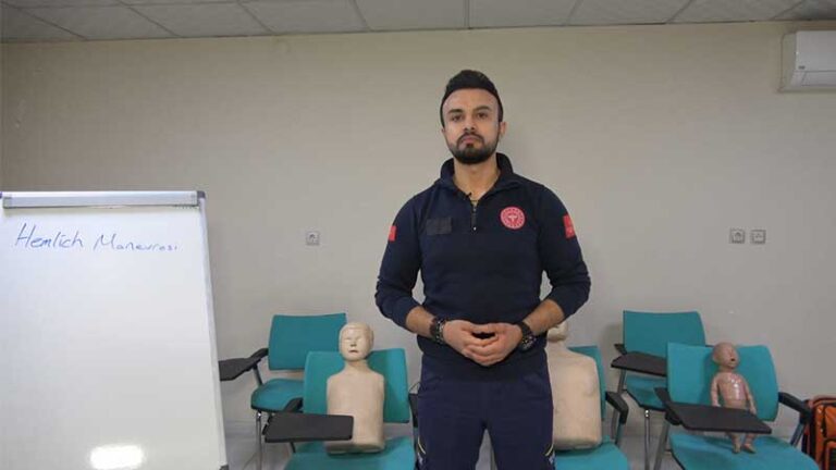 Şanlıurfa’da hemlich manevrası eğitimi