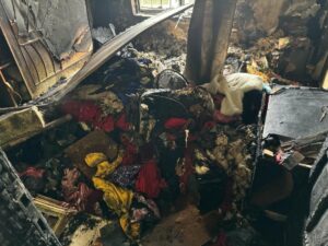 Şanlıurfa’da elektrik kontağından çıkan yangın, evi kullanılamaz hale getirdi