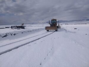 Siverek’te kar yağışı hayatı olumsuz etkiledi