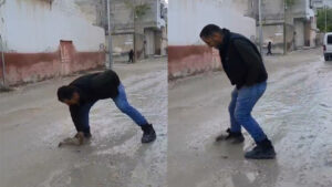 Suruçlu vatandaş, belediyeyi çamurlu yollar için bakanlığa şikayet etti