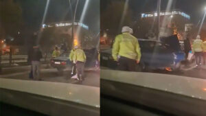 Şanlıurfa’da Toros model otomobil, polis arabasına çarptı: Yaralılar var