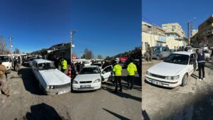 Birecik’te eş zamanlı trafik uygulaması