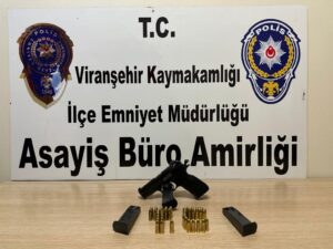 Viranşehir’de şok uygulama: 2 ruhsatsız tabanca ve uyuşturucu ele geçirildi
