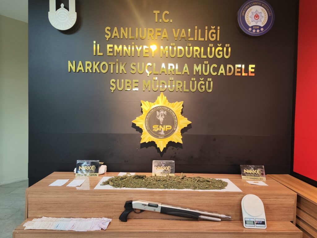 Şanlıurfa’da uyuşturucu operasyonu: 3 şüpheli yakalandı