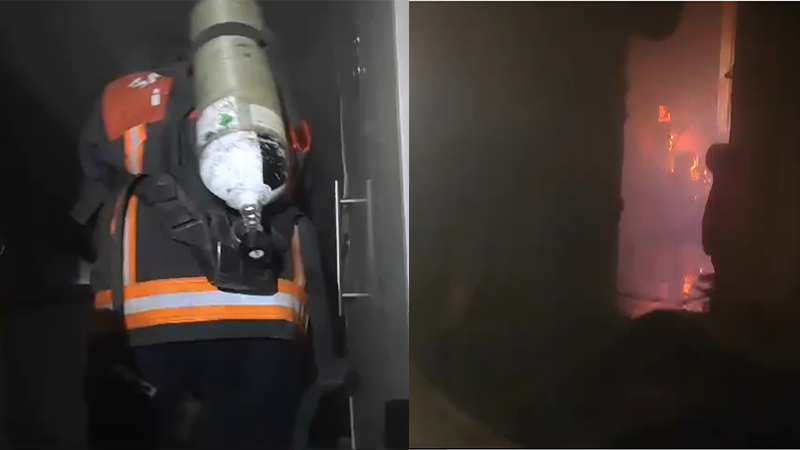 Eyyübiye’de mesken yangını