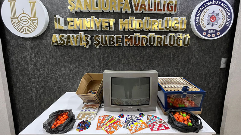 Şanlıurfa’da tombala baskını: 13 kişiye 83 bin TL ceza!