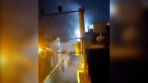 Eyyübiye’de trafo patlaması panik yarattı!