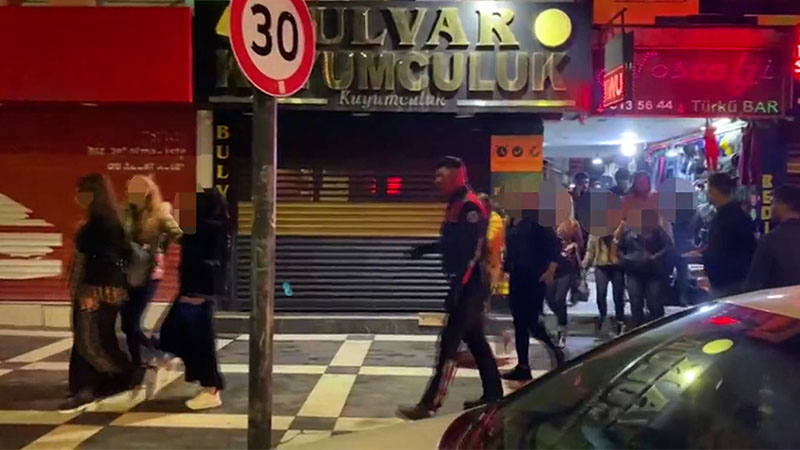 Şanlıurfa’da kaçak konsomatris çalıştıran iş yerlerine baskın