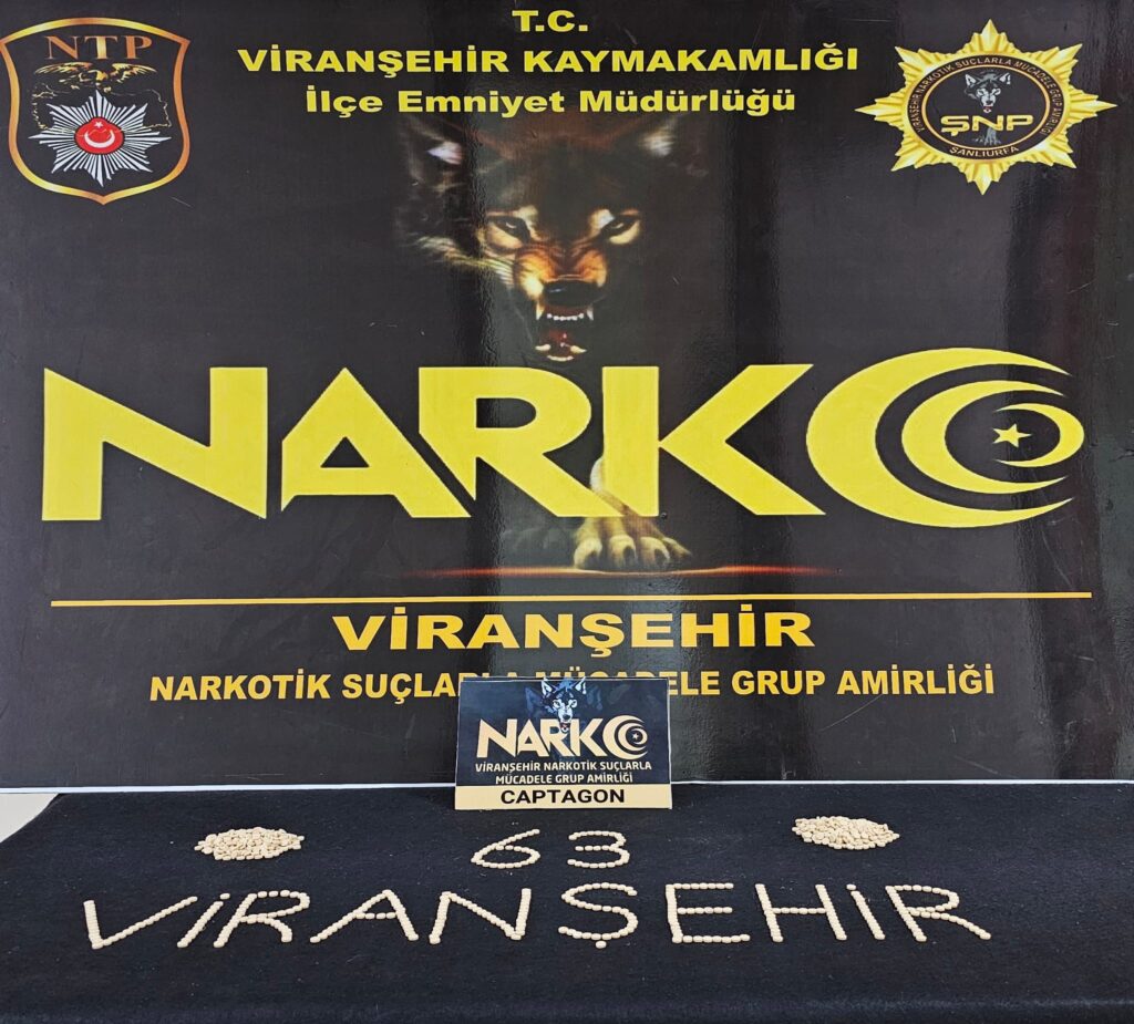 Viranşehir’de 1000 Captagon hap ele geçirildi