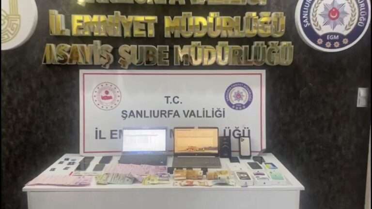 Şanlıurfa’da telefon dolandırıcılarına operasyon: 5 kişi tutuklandı!