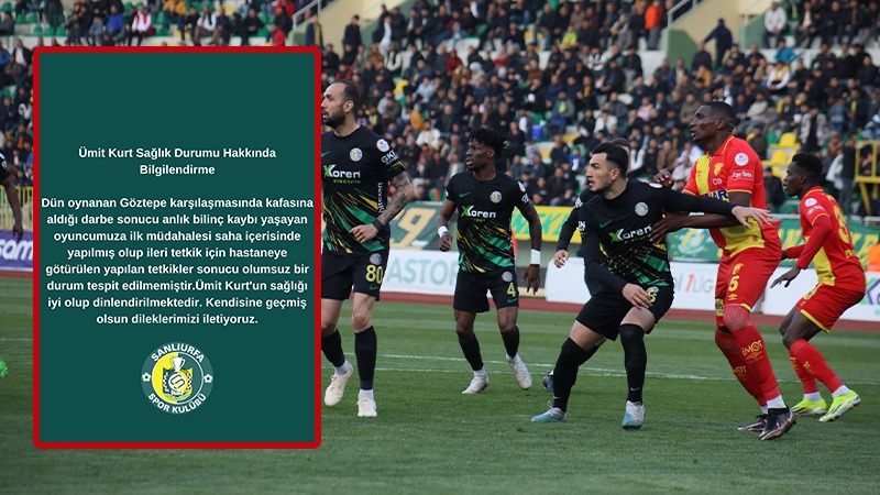 Şanlıurfaspor’dan ‘Ümit Kurt’ açıklaması