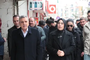 Zeynel Abidin Beyazgül Viranşehir ilçesini karış karış dolaştı destek sözü aldı