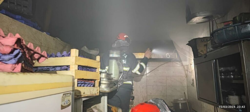 Haliliye’de fritöz yangını paniğe neden oldu!