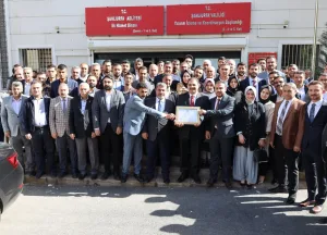 Haliliye belediye başkanı Mehmet Canpolat mazbatasını aldı