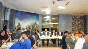 HRÜ Rektörü Güllüoğlu hastane personelleri ile iftarda bir araya geldi