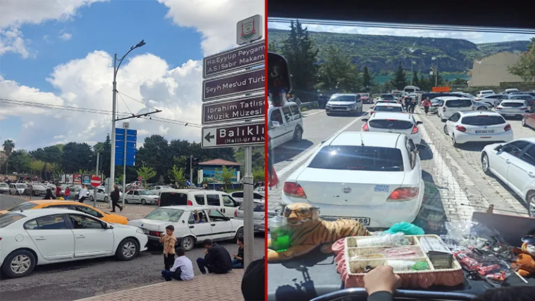 Şanlıurfa’da bayramda trafik çilesi