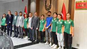 Şanlıurfa Valisi Şıldak milli sporcuları kutladı