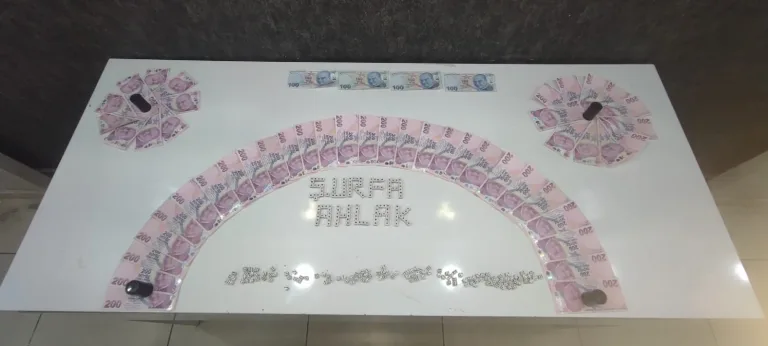Şanlıurfa’da kumar baskını: 4 kişi yakalandı, 10 Bin TL ele geçirildi
