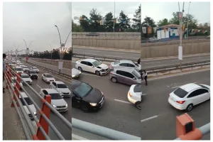 Şanlıurfa’da zincirleme kaza! 3 araç birbirine girdi