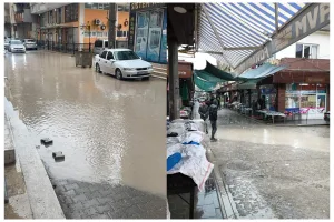 Suruç’ta sağanak yağış sel baskınlarına neden oldu