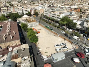 Haşimiye Meydanında çalışmalara başlandı