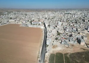 Suruç’ta yol yapım çalışmaları sürüyor!