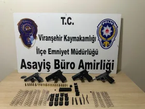 Viranşehir’de silah kaçakçılığı operasyonu