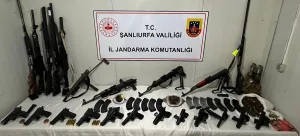 Siverek’te asayiş ve narkotik denetimleri: Çok sayıda silah ele geçirildi