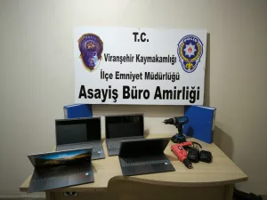 Viranşehir’de okul hırsızı tutuklandı