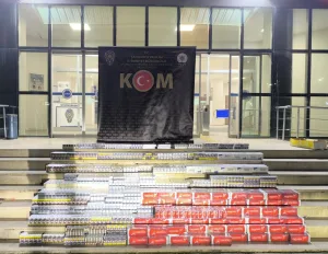 Şanlıurfa’da kaçak sigara operasyonu: 2 gözaltı