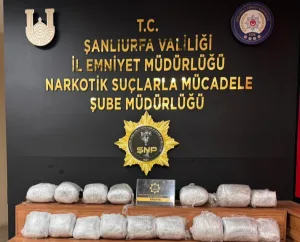 Şanlıurfa’da narkotik operasyonu: 35 kilo skunk ele geçirildi