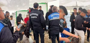 Şanlıurfa’da “Ücretsiz Traş”a Zabıta engeli!