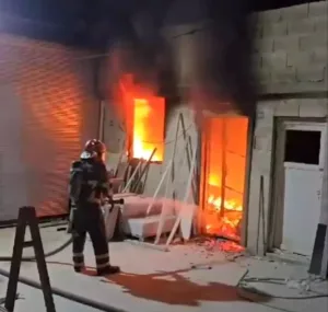 Şanlıurfa’da mermerciler sitesi’nde yangın: İtfaiye ekipleri müdahale etti