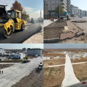 Harran ve Birecik’te yol yapım çalışmaları hız kazandı